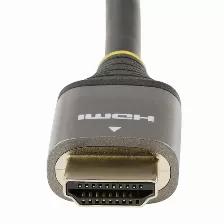 Cable Hdmi Startech.com Hdmm21v4m V. 2.1, 4 M, 48 Gbit/s, Negro, Gris