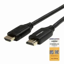 Cable Hdmi Startech.com V. 2.0, Canal Ethernet, 0.5 M, Negro