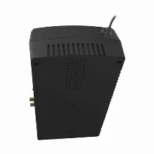 No Break Forza Power Technologies Ht-650lcd 0.65 Kva / 390 W, Entrada 145 V, 12 Salidas Ac, Negro