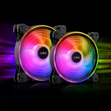 Ventilador Xpg Hurricane140argbpwm-bkcww, 140 Mm, 1800 Rpm Max, Led Azul, Verde, Rojo