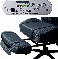Silla Cooler Master Haptica, Inmersiva, Con Sensores De Vibracion, Multiplataforma, Ergonomica, Negra