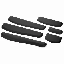 Descansa Muñecas Kensington Mouse Pad Ergosoft™ Estándar Negro Material Gel, Termoplástico De Poliuretano (tpu), Fácil De Limpiar Si, Dimensiones 25.4 X 200.66 X 220.98 Mm, Color Negro