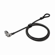 Cable Antirrobo Kensington K60604ww-sp , Cerradura Con Combinación, Acero Al Carbón, Negro