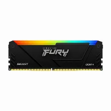 Memoria Ram Kingston Fury Beast Rgb 16gb Ddr4, 3200mhz
