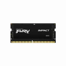 Memoria Ram Kingston Fury Impact Black 16gb Ddr5, 4800 Mhz, 262-pin So-dimm