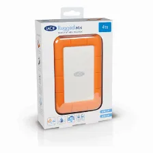 Disco Duro Externo Lacie Rugged Mini 2 Tb, Micro-usb B 3.2 Gen 1 (3.1 Gen 1), Naranja, Plata
