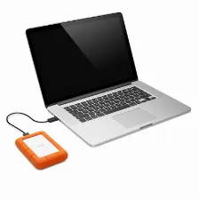 Disco Duro Externo Lacie Rugged Mini 2 Tb, Micro-usb B 3.2 Gen 1 (3.1 Gen 1), Naranja, Plata