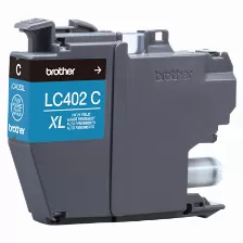 Cartucho De Tinta Brother Lc402xlc Original, Cian, Alto Rendimiento (xl)
