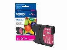 Cartucho De Tinta Brother Lc61m Original, Magenta, Rendimiento Estándar