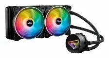 Enfriamiento Liquido Xpg Levante Ii 240, 240mm, Max. 2000rpm, Rgb, Negro