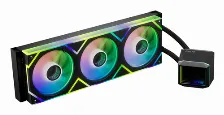 Enfriamiento Liquido Xpg Levante Ii 360, 3x120mm, Hasta 2000rpm, Negro