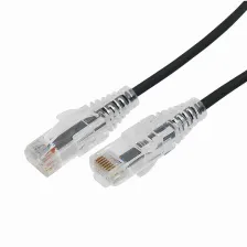 Patchcord Linkedpro Lp-ut6a-1000-bk28 Cat6a, 10 M, U/utp (utp), Negro
