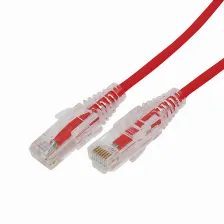 Patchcord Linkedpro Lp-ut6a-1000-rd28 Cat6a, 10 M, U/utp (utp), Rojo
