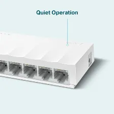 Switch Tp-link 8 Puertos Fast Ethernet (10/100) 1.6 Gbit/s Color Blanco (ls1008)