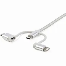 Cable Usb Startech.com Usb A A Micro-usb B, 480 Mbit/s, Plata
