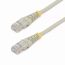 Patchcord Startech.com Cat5e, 2.1 M, U/utp (utp), Gris