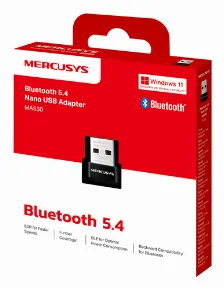 Tarjeta De Red Inalambrica Mercusys Ma530(un) Usb, Negro, Metalico