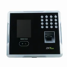 Control De Acceso Zkteco Mb160 Lector De Huella Si, 2000 Usuario(s), Lector De Código De Acceso Si, 2000 Tarjetas, 100000 Registros, Pantalla 7.11 Cm (2.8
