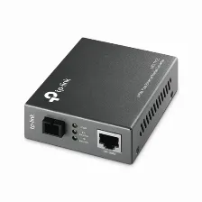 Convertidor De Medios Tp-link, 20.000 Metros, 10/100base-fx, 1 Puerto Fibra Monomodo, 1xrj-45