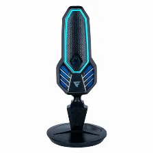 Microfono Gamer Game Factor Mcg800 Alambrico, Usb-c, Rgb, Negro