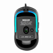Mouse Gamer Game Factor Mog530, Alambrico, Rgb, Pixart 3327, 12000 Dpi, Negro