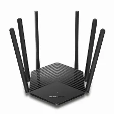 Router Mercusys Ac1900, Gigabit Ethernet, Doble Banda, Inalambrico, 1900 Mbit/s, 3xrj-45, 2.4 - 5ghz , 5 Antenas