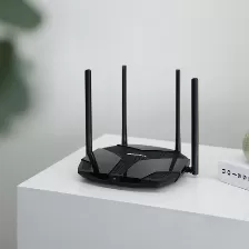 Ruteador Inalámbrico Mercusys Mr80x 4 Ant., Wi-fi 6 (802.11ax), 3 Rj-45, 3000 Mbit/s, Negro