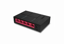 Switch Mercusys Ms105g No Administrado, Rj-45 5, Gigabit Ethernet (10/100/1000), Negro