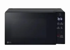 Horno De Microondas Lg Ms2032gas Capacidad 20 L, Potencia 700 W, 5 Niveles De Potencia, 5 Programas De Cocción, Pantalla Si, Color Negro