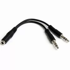 Divisor De Auriculares 1 Mini Jack Hembra 3.5mm A 2 Mini Jack Macho 3.5mm