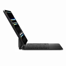 Teclado Inalámbrico Apple Magic Keyboard Para El Ipad Pro De 11 Pulgadas (m4) - Español (américa Latina) - Negro, Qwerty, Español, Trackpad, Interruptor De Llave De Tijera, 1 Mm, Apple