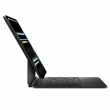 Teclado Inalámbrico Apple Magic Keyboard Para El Ipad Pro De 13 Pulgadas (m4) - Español (américa Latina) - Negro, Qwerty, Español, Trackpad, Interruptor De Llave De Tijera, 1 Mm, Apple