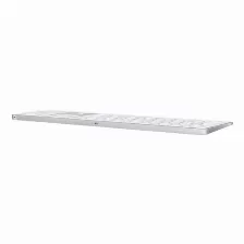 Teclado Apple Español, Inalámbrico Y Alámbrico, Usb + Bluetooth, Blanco
