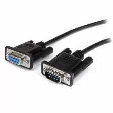 Cable Startech.com 3m Extensión Directo Straight Through Serie Serial Rs232 Vídeo Ega Db9 Macho A Hembra, Cable 3m De Extensión Directo Straight Through Serie Serial Rs232 Vídeo Monitor Ega Db9 Mac...