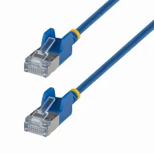 Patchcord Startech.com Cat6a, 0.3 M, U/ftp (stp), Azul