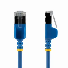 Patchcord Startech.com Cat6a, 0.3 M, U/ftp (stp), Azul