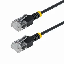 Patchcord Startech.com Cat6a, 4 M, U/utp (utp), Negro