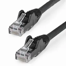 Patchcord Startech.com N6lpatch2mbk Cat6, 2 M, U/utp (utp), Negro