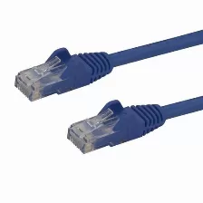 Cable De Red Startech.com Cable De Red Ethernet Snagless Sin Enganches Cat 6 Cat6 Gigabit 3m - Azul, 3 M, Cat6, U/utp (utp), Rj-45, Rj-45, Azul