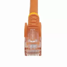 Patchcord Startech.com Cat6, 3 M, U/utp (utp), Naranja