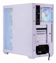 Gabinete Naceb Technology Na-0637 Tower, Psu No, Vent. 1x 120 Mm, Blanco
