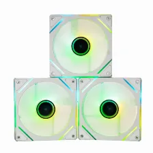 Ventilador Naceb Technology Na-0650b 12 Cm, Led Multi, Blanco