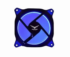 Ventilador Naceb Technology Na-0921a Tamaño 12 Cm, 1200 Rpm Max, Led Azul, Color Negro, Azul