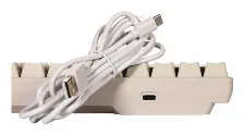 Teclado Naceb Technology Español, Alámbrico, Usb, Interruptor Mecánico, Led Rgb, Blanco