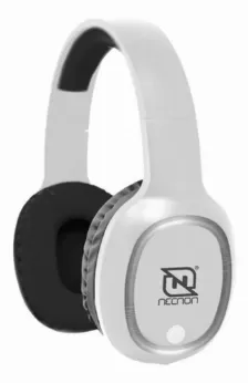 Audífonos Necnon Nbh-04 Pro Diadema, Inalámbrico Y Alámbrico, 3.5 Mm, Bluetooth, Negro, Blanco