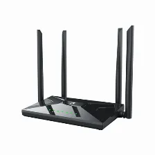 Ruteador Inalámbrico Netis System Nc65 4 Ant., Wi-fi 5 (802.11ac), 3 Rj-45, 867 Mbit/s, Negro