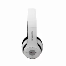 Audífonos Necnon Nbh-01 R Diadema, Inalámbrico Y Alámbrico, 3.5 Mm, Usb, Bluetooth, Blanco