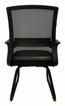 Silla Nextep Ne-652n Asiento Acolchado, Reposa-brazos Si, Material Tela, Base Acero, Color Negro