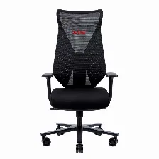 Silla Xpg Nimbus, Respaldo De Malla, Reposabrazos Ajustables, Negro/rojo
