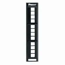 Panel De Parcheo Panduit Nkfp12w 12 Puertos, Color Negro